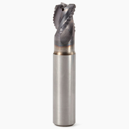 Seco Tools 02669374 | 12.00mm Diameter x 12.00mm Shank x 0.50mm Radius x 95.00mm OAL 3 Flute 37.5 Degree Helix Angle MEGA-T Coated Carbide Corner Radius End Mill