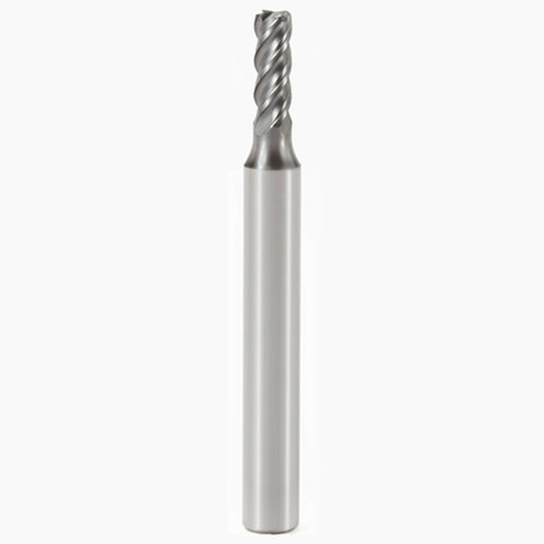 Seco Tools 02828194 | 4.00mm Diameter x 6.00mm Shank x 0.20mm Radius x 55.00mm OAL 4 Flute 40 Degree Helix Angle SIRON-A Coated Carbide Corner Radius End Mill