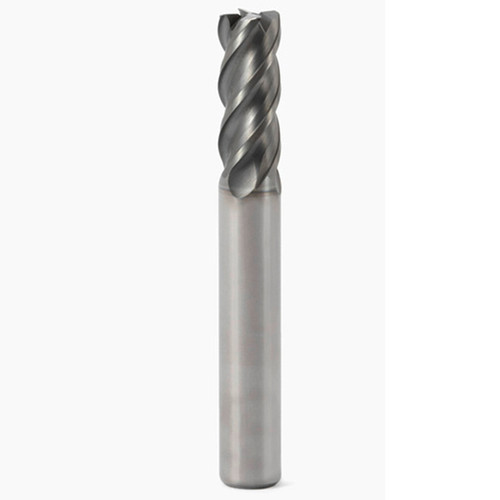 Seco Tools 02828203 | 6.00mm Diameter x 6.00mm Shank x 0.20mm Radius x 55.00mm OAL 4 Flute 40 Degree Helix Angle SIRON-A Coated Carbide Corner Radius End Mill