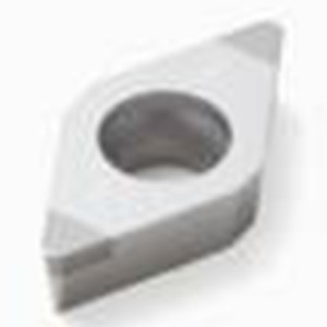 Seco Tools 02848143 | DC11T3 Size x 0.375" Inscribed Circle Diameter x 0.016" Radius x 0.156" Thickness 2 Cutting Edge PCBN Tipped Turning Insert