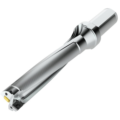 Seco Tools 03079593 | 31.00mm Diameter x 32.00mm Shank x 245.00mm OAL 88 Degree Cutting Edge Indexable Insert Drill