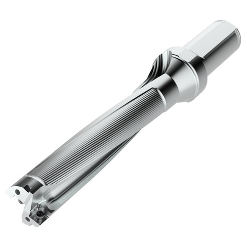 Seco Tools 03079593 | 31.00mm Diameter x 32.00mm Shank x 245.00mm OAL 88 Degree Cutting Edge Indexable Insert Drill