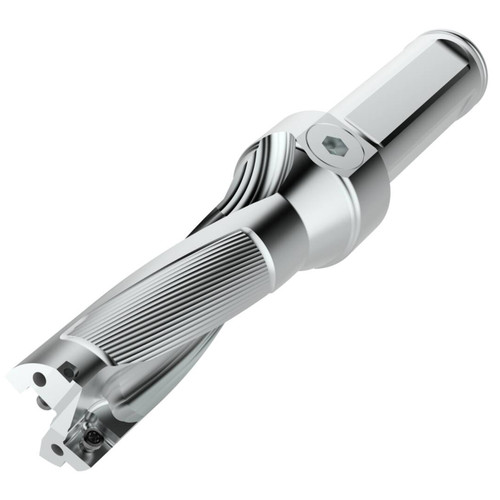 Seco Tools 03080566 | 1.750" Diameter x 1.500" Shank x 9.378" OAL 88 Degree Cutting Edge Angle Indexable Insert Drill