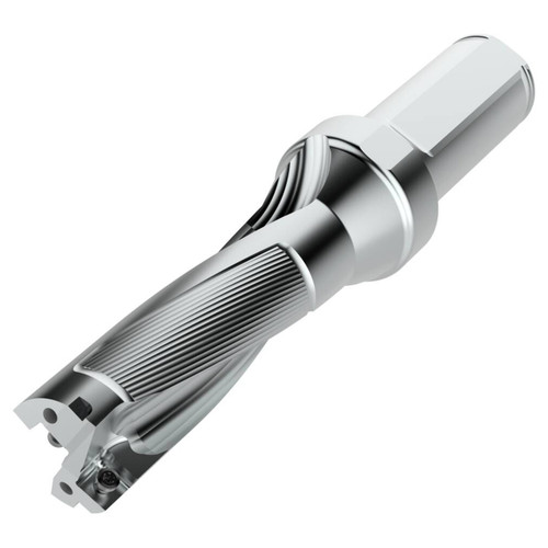 Seco Tools 03080645 | 34.00mm Diameter x 40.00mm Shank x 200.00mm OAL 88 Degree Cutting Edge Indexable Insert Drill