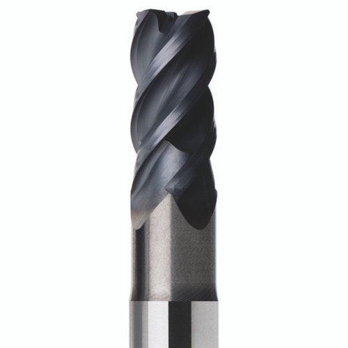 Seco Tools 03134999 | 12.00mm Diameter x 12.00mm Shank x 0.80mm Radius x 90.00mm OAL 4 Flute 44 Degree Helix Angle MEGA-64 Coated Carbide Corner Radius End Mill