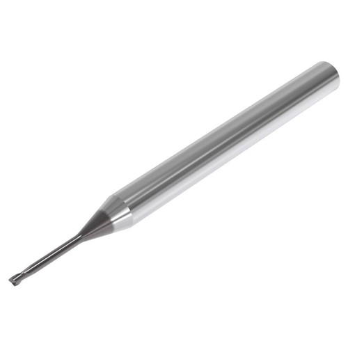 Seco Tools 03171118 | 1.50mm Diameter x 4.00mm Shank x 0.15mm Radius x 70.00mm OAL 2 Flute 30 Degree Helix Angle SIRON-A Coated Carbide Corner Radius End Mill