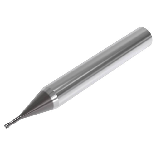 Seco Tools 03171146 | 0.60mm Diameter x 6.00mm Shank x 0.05mm Radius x 50.00mm OAL 2 Flute 30 Degree Helix Angle SIRON-A Coated Carbide Corner Radius End Mill