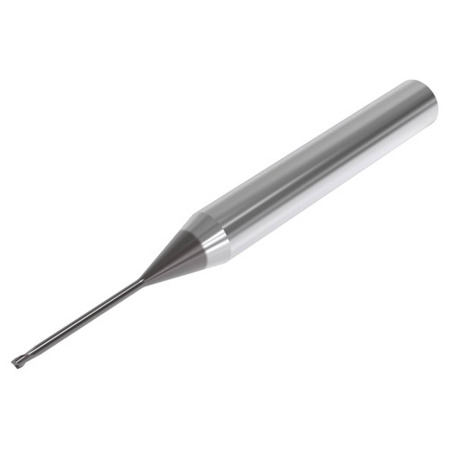 Seco Tools 03171180 | 3.00mm Diameter x 6.00mm Shank x 0.15mm Radius x 90.00mm OAL 2 Flute 30 Degree Helix Angle SIRON-A Coated Carbide Corner Radius End Mill