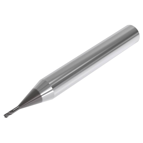 Seco Tools 03227271 | 0.60mm Diameter x 6.00mm Shank x 0.05mm Radius x 50.00mm OAL 4 Flute 30 Degree Helix Angle SIRON-A Coated Carbide Corner Radius End Mill
