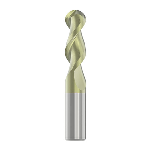 Seco Tools 10022736 | AB245.375D3B.0Z2 0.375" Diameter x 0.375" Shank x 2.500" OAL 2 Flute 45 Degree Helix Angle ANF Coated Carbide Square End Mill