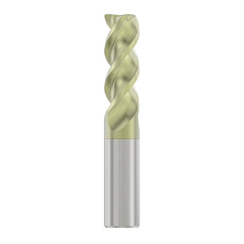Seco Tools 10023050 | A345R.250D3R030.0Z3 0.250" Diameter x 0.250" Shank x 0.030" Radius x 2.500" OAL 3 Flute ANF Coated Carbide Corner Radius End Mill