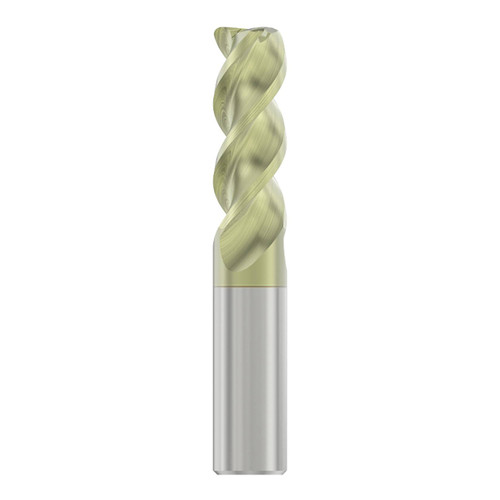 Seco Tools 10023051 | A345R.250D3R045.0Z3 0.250" Diameter x 0.250" Shank x 0.045" Radius x 2.500" OAL 3 Flute ANF Coated Carbide Corner Radius End Mill