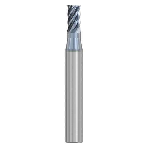 Seco Niagara Cutter 10115711 | S638.188F4S.0Z6 0.188" Diameter x 0.250" Shank x 2.000" OAL 6 Flute 38 Degree Helix Angle HTA Coated Carbide Roughing & Finishing End Mill