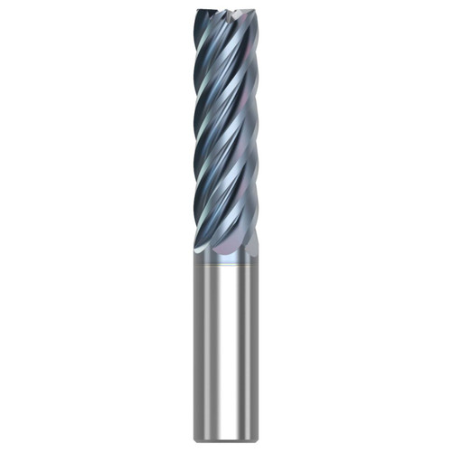 Seco Tools 10115763 | S638R.750D2R030.0Z6 0.750" Diameter x 0.750" Shank x 0.030" Radius x 4.000" OAL 6 Flute HTA Coated Carbide Corner Radius End Mill