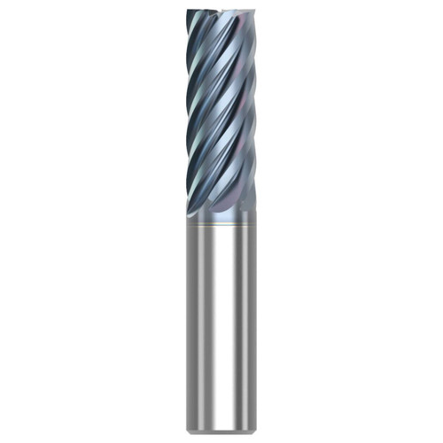 Seco Niagara Cutter 10115822 | S738.250D4S.0Z7 0.250" Diameter x 0.250" Shank x 2.500" OAL 7 Flute 38 Degree Helix Angle HTA Coated Carbide Roughing & Finishing End Mill