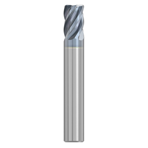 Seco Tools 10115952 | STR540.375D1R015.0Z5 0.375" Diameter x 0.375" Shank x 0.015" Radius x 2.500" OAL 5 Flute HTA Coated Carbide Corner Radius End Mill