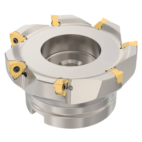 Seco Tools 02640708 | R220.96-0125-08-7A 125.00mm Diameter x 63.00mm Functional Length x 90 Degree Cutting Edge Angle Indexable Square-Shoulder Face Mill