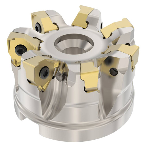 Seco Tools 02679624 | R220.96-0063-08-7A-27 63.00mm Diameter x 40.00mm Functional Length x 90 Degree Cutting Edge Angle Indexable Square-Shoulder Face Mill