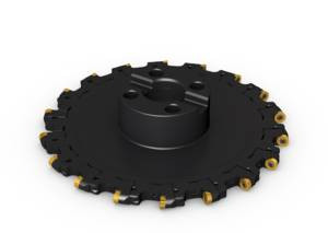 Seco Tools 02740906 | R335.18-08.00-XL0809R-R6 203.20mm Diameter x 50.80mm Functional Length x 90 Degree Cutting Edge Angle Indexable Slotting Cutter