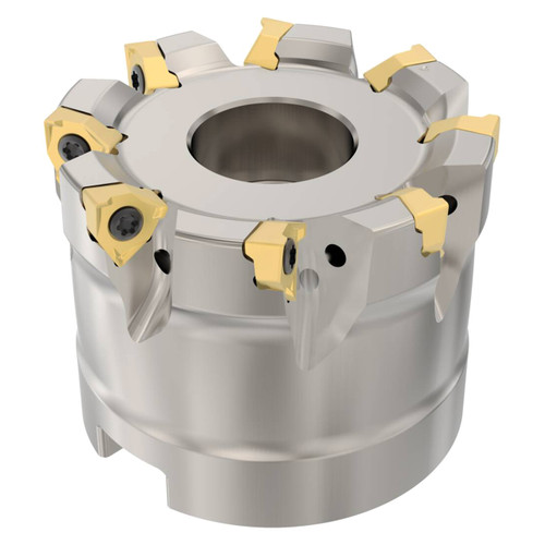 Seco Tools 02768413 | R220.96-0050-04-8A 50.00mm Diameter x 40.00mm Functional Length x 90 Degree Cutting Edge Angle Indexable Square-Shoulder Face Mill