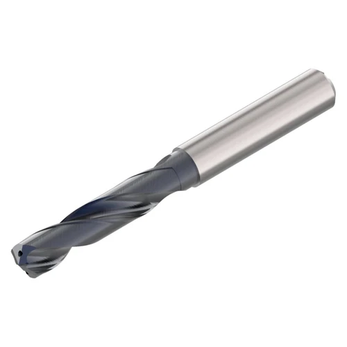 Seco Tools 02898378 | SD1103A-1350-043-14R1 13.50mm Diameter x 14.00mm Shank x 107.00mm OAL x 30 Degree Helix Angle 2 Cutting Edge Carbide Screw Machine Length Drill Bit