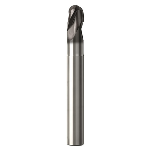 Seco Tools 02928333 | JS533120E2B.3Z3 12.00mm Diameter x 12.00mm Shank x 6.00mm Corner Radius x 100.00mm OAL x 30 Degree Helix Angle 3 Flute NXT Coated Carbide Ball End Mill