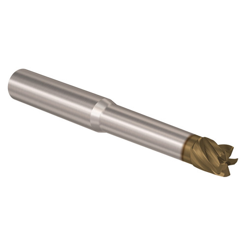 Seco Tools 02968261 | JH142030J3R100.0Z2 3.00mm Diameter x 6.00mm Shank x 1.00mm Corner Radius x 60.00mm OAL x 28 Degree Helix Angle 2 Flute HXT Coated Carbide Corner Radius End Mill