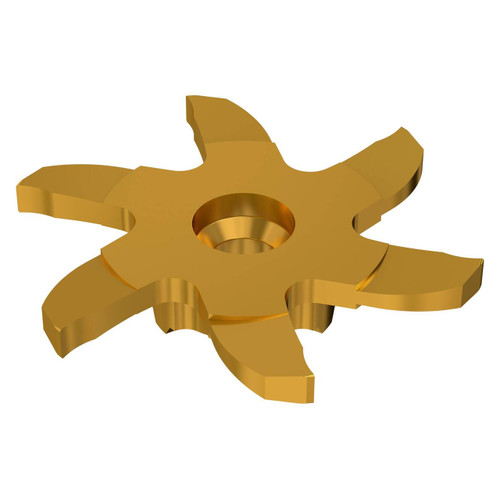 Seco Tools 03041942 | R335.14-347200.14Z6-M03 34.70mm Diameter x 0.20mm Corner Radius x 90 Degree Cutting Edge Angle PVD Coated Carbide T-Slot Milling Tip Insert
