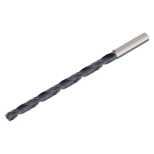 Seco Tools 03295124 | SD1112A-0670-098-08R1 6.70mm Diameter x 8.00mm Shank x 148.00mm OAL x 30 Degree Helix Angle 2 Cutting Edge Carbide Extra Long Drill Bit