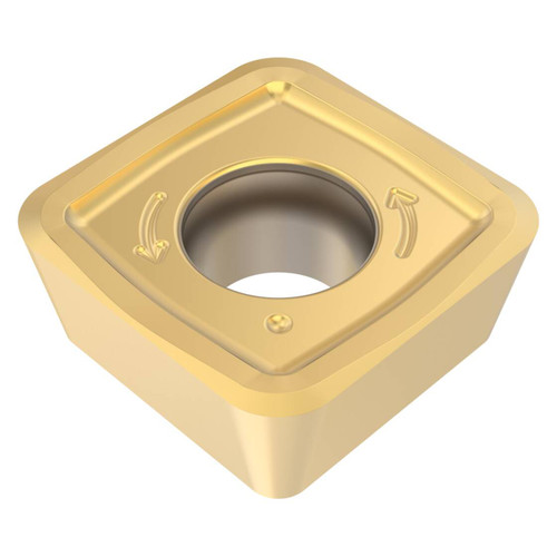 Seco Tools 10068964 |SPKT140523TN-MD16 0.551" Inscribed Circle Diameter x 0.091" Corner Radius x 0.219" Thickness 4 Cutting Edge Carbide Milling Insert