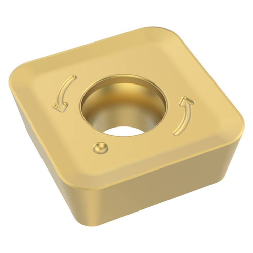 Seco Tools 10098064 |SPKT180630TN-M14 0.709" Inscribed Circle Diameter x 0.118" Corner Radius x 0.250" Thickness 4 Cutting Edge Carbide Milling Insert