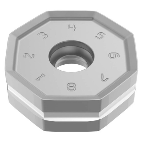 Seco Tools 10159530 |ONMU090510ANTN-ME16 0.866" Inscribed Circle Diameter x 0.039" Corner Radius x 0.268" Thickness 16 Cutting Edge Carbide Milling Insert