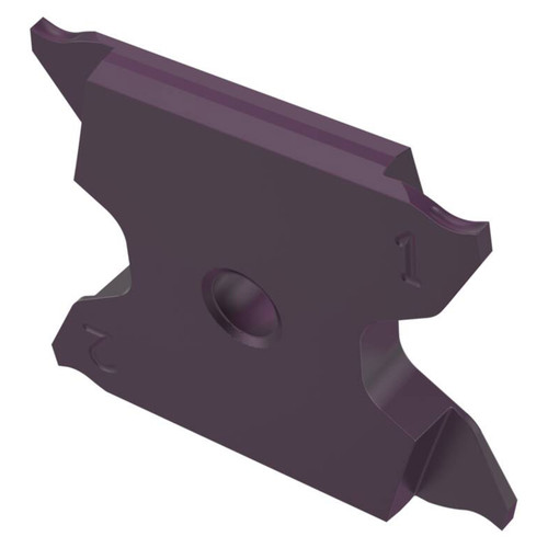 Seco Tools 02968208 | X4GK2503015-0250LN-MC 0.006" Corner Radius x 0.803" Thickness 4 Cutting Edge Carbide Grooving Insert