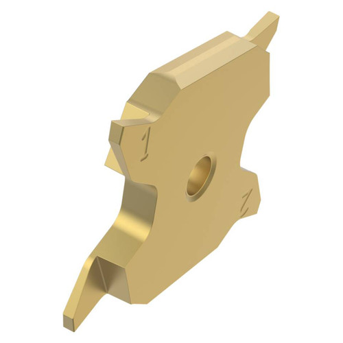 Seco Tools 02968219 | X4GK2503015-0250RN-FG 0.006" Corner Radius x 0.803" Thickness 4 Cutting Edge Carbide Grooving Insert