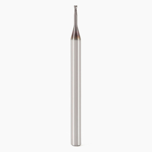 Seco Tools 00023234 | 905L005 0.50mm Diameter x 3.00mm Shank x 0.05mm Corner Radius x 40.00mm OAL x 20 Degree Helix Angle 2 Flute MEGA Coated Carbide Corner Radius End Mill