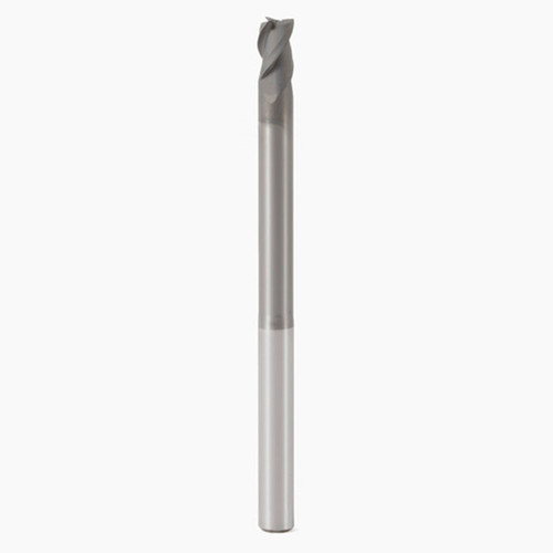 Seco Tools 00023456 | 630040R020 4.00mm Diameter x 4.00mm Shank x 0.20mm Corner Radius x 50.00mm OAL x 40 Degree Helix Angle 3 Flute DIAMOND Coated Carbide Corner Radius End Mill
