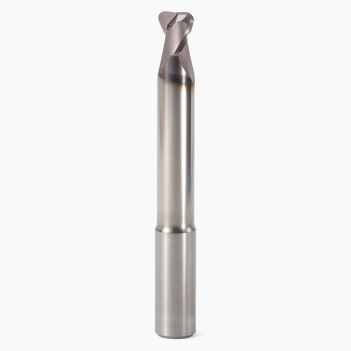 Seco Tools 02435009 | 421120R310Z2 12.00mm Diameter x 12.00mm Shank x 3.10mm Corner Radius x 90.00mm OAL x 30 Degree Helix Angle 2 Flute MEGA Coated Carbide Corner Radius End Mill