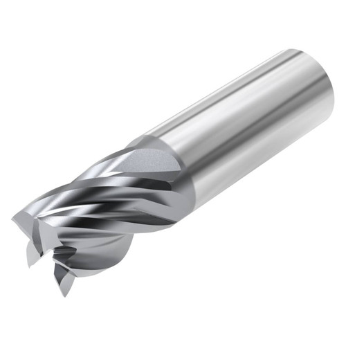 Seco Tools 03257929 | STS540.625D5S.0Z5 ALCRN 0.625" Diameter x 0.625" Shank x 4.000" OAL x 40 Degree Helix Angle 5 Flute AlCrN Coated Carbide Square End Mill