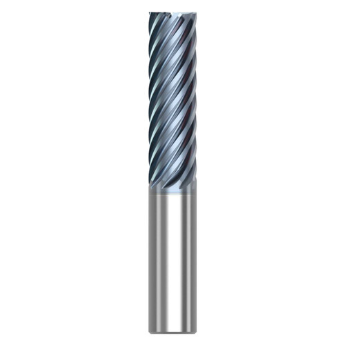 Seco Niagara Cutter 10008115 | S938.625D1S.0Z9 HTA 0.625" Diameter x 0.625" Shank x 3.000" OAL x 38 Degree Helix Angle 9 Flute HTA Coated Carbide Square End Mill