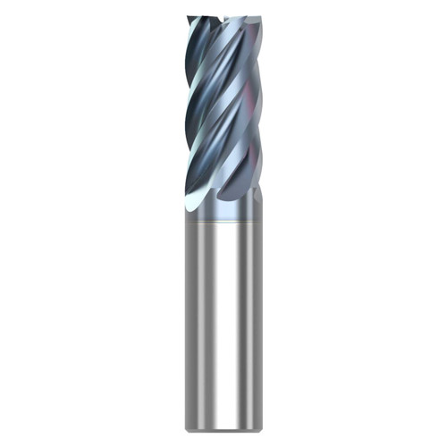 Seco Tools 10008611 | STS540.625D2S.0Z5 HTA 0.625" Diameter x 0.625" Shank x 3.500" OAL x 40 Degree Helix Angle 5 Flute HTA Coated Carbide Square End Mill