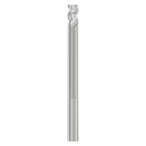 Seco Niagara Cutter 17002222 | AN345.250E3S.0Z3 6.35mm Diameter x 6.35mm Shank x 76.20mm OAL x 45 Degree Helix Angle 3 Flute Uncoated Carbide Square End Mill (N57938)