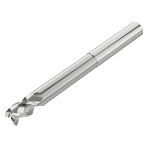 Seco Tools 17002226 | AN345.500E4S.0Z3 12.70mm Diameter x 12.70mm Shank x 127.00mm OAL x 45 Degree Helix Angle 3 Flute Uncoated Carbide Square End Mill (N57942)