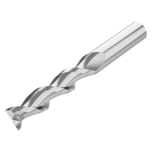 Seco Tools 17002967 | A245.375D1S.0Z2 0.375" Diameter x 0.375" Shank x 2.500" OAL x 45 Degree Helix Angle 2 Flute Uncoated Carbide Square End Mill (N61369)