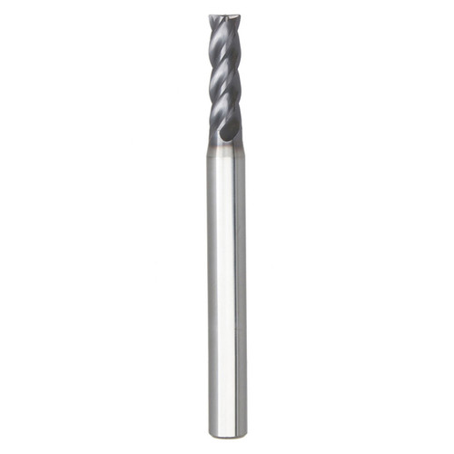 Seco Tools 03083922 | STR430M.2050F3R025.0Z4 ALTIN 5.00mm Diameter x 6.00mm Shank x 58.00mm OAL x 30 Degree Helix Angle 4 Flute AlTiN Coated Carbide Corner Radius End Mill (N09569)
