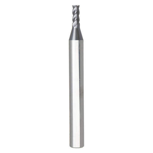 Seco Tools 03083958 | STR440M.2030F3R025.0Z4 ALTIN 3.00mm Diameter x 6.00mm Shank x 58.00mm OAL x 40 Degree Helix Angle 4 Flute AlTiN Coated Carbide Corner Radius End Mill (N09637)