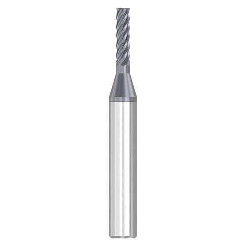 Seco Niagara Cutter 03115931 | S638R.125F3R010.0Z6 ALTIN 0.125" Diameter x 0.250" Shank x 2.000" OAL x 38 Degree Helix Angle 6 Flute AlTiN Coated Carbide Corner Radius End Mill (N15379)