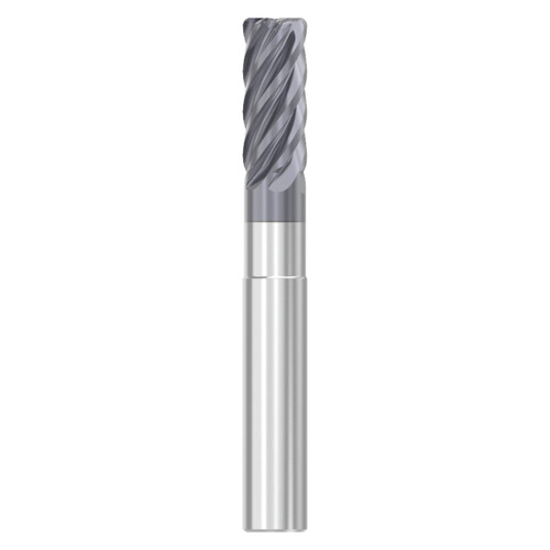 Seco Niagara Cutter 03115995 | SN638R1.000E2R090.0Z6 ALTIN 1.000" Diameter x 1.000" Shank x 7.000" OAL x 38 Degree Helix Angle 6 Flute AlTiN Coated Carbide Corner Radius End Mill (N15443)