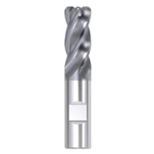 Seco Tools 03212578 | STR430.2.500D4R120.3Z4 ALTIN 0.500" Diameter x 0.500" Shank x 4.000" OAL x 30 Degree Helix Angle 4 Flute AlTiN Coated Carbide Corner Radius End Mill