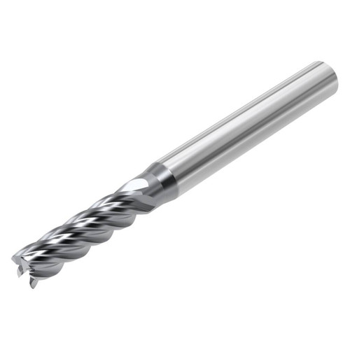 Seco Tools 03257833 | STR540.156F4R010.0Z5 ALCRN 0.156" Diameter x 0.188" Shank x 2.000" OAL x 40 Degree Helix Angle 5 Flute AlCrN Coated Carbide Corner Radius End Mill