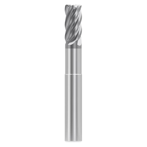 Seco Tools 03257876 | STRN540.375E8R015.0Z5 ALCRN 0.375" Diameter x 0.375" Shank x 6.000" OAL x 40 Degree Helix Angle 5 Flute AlCrN Coated Carbide Corner Radius End Mill